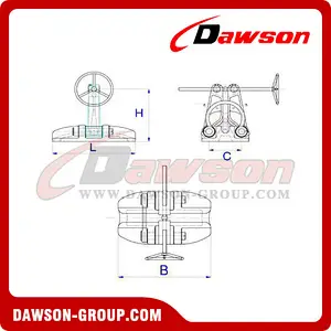 Screw type chain stopper