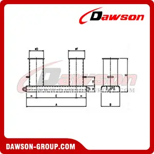 VIS1 Double Bollards