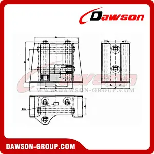 CBT 3062-2011 Five Roller Fairlead Type C