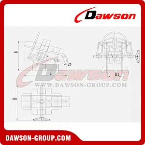 Screw type chain stopper