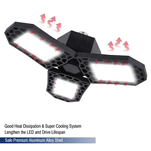 50W led deformable lamp,  led corn bulb radar home lighting, high intensity garage ceiling luminaires