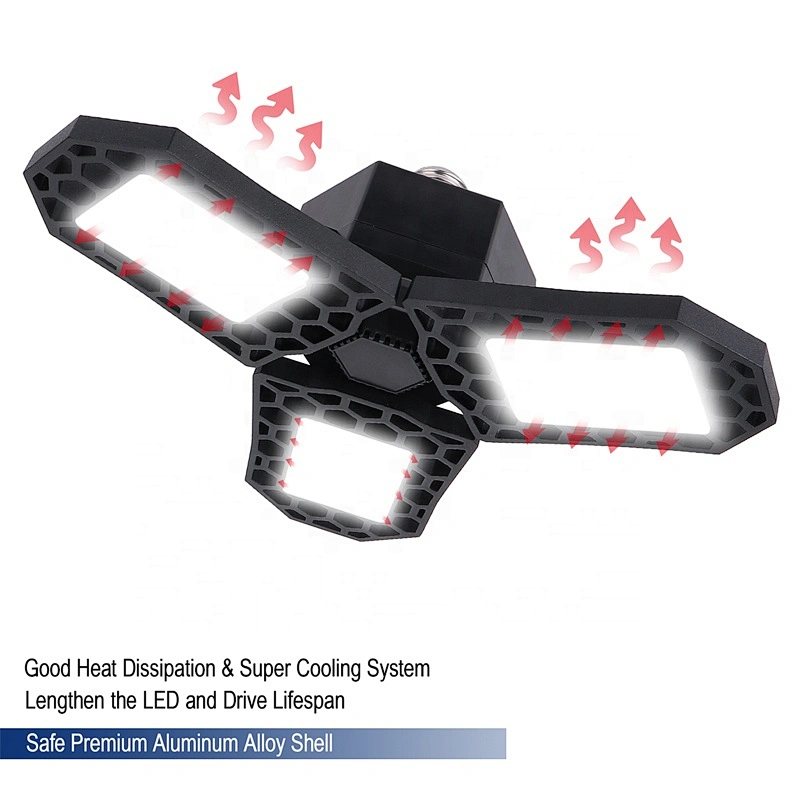 50W led deformable lamp,  led corn bulb radar home lighting, high intensity garage ceiling luminaires