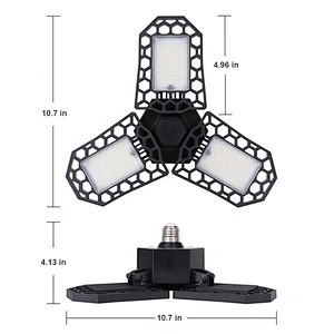 Valed 60W LED Garage Light ETL Certificated Garage Lights Deformable LED Garage Light