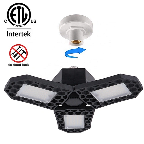 50W led deformable lamp,  led corn bulb radar home lighting, high intensity garage ceiling luminaires