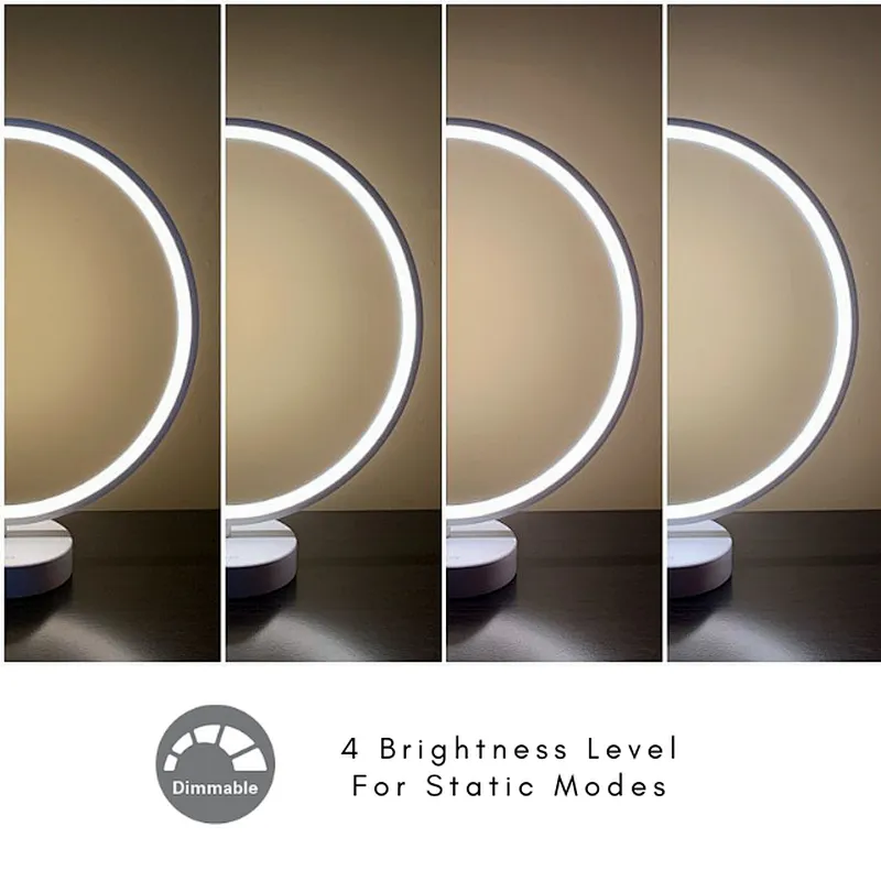 Home and Hotel  Modern Circle RGBW colorful  dimmable reading light