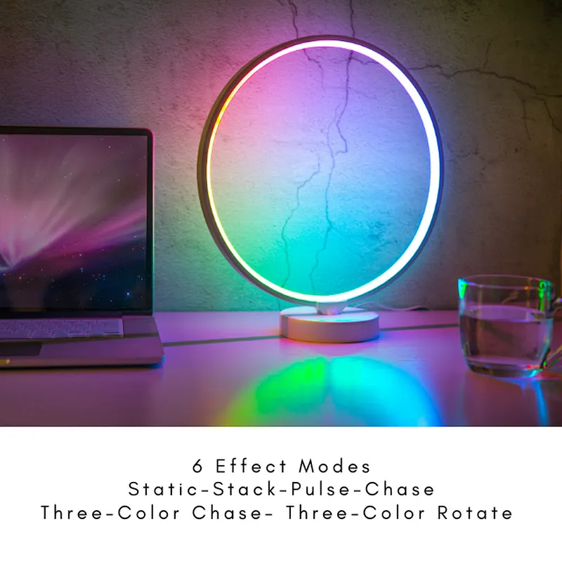 Home and Hotel  Modern Circle RGBW colorful  dimmable party light
