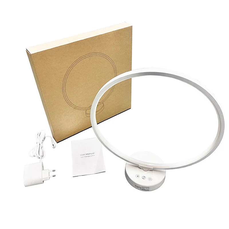 Factory 98% UV Free Light Therapy Lamp, White Light Therapy Energy Lamp and Adjustable LED Sad Light Therapy