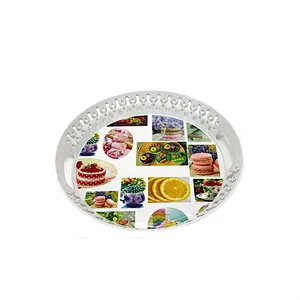 custom unbreakable free sample size optional round tray