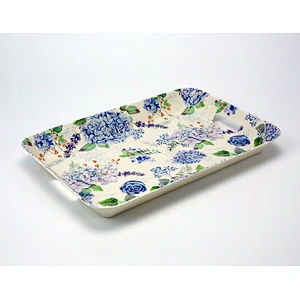 Custom Wholesale Printed Plastic Buffet Food Serving Tray With Handle