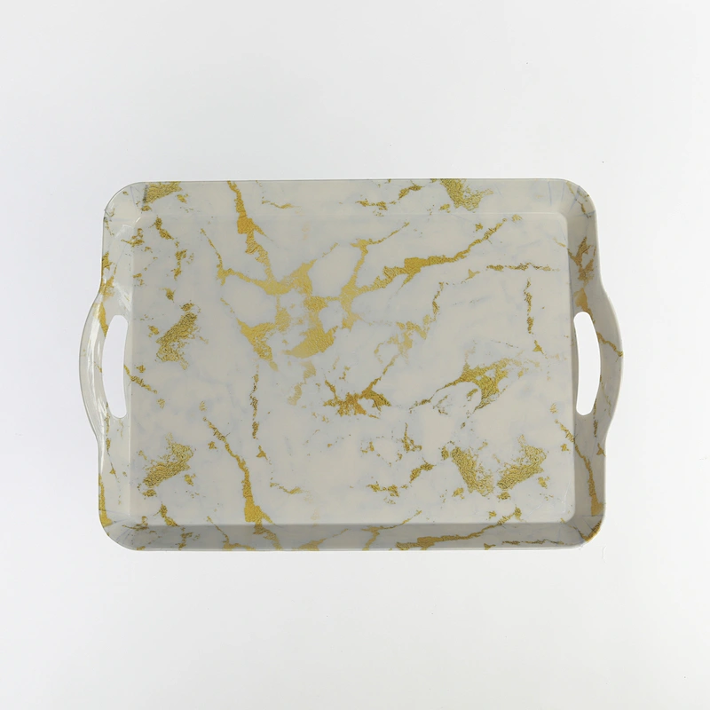 reusable dinnerware high quality rectangular with the handle plates