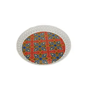 Full Printed  SGS certified high quality plastic serving trays with lids