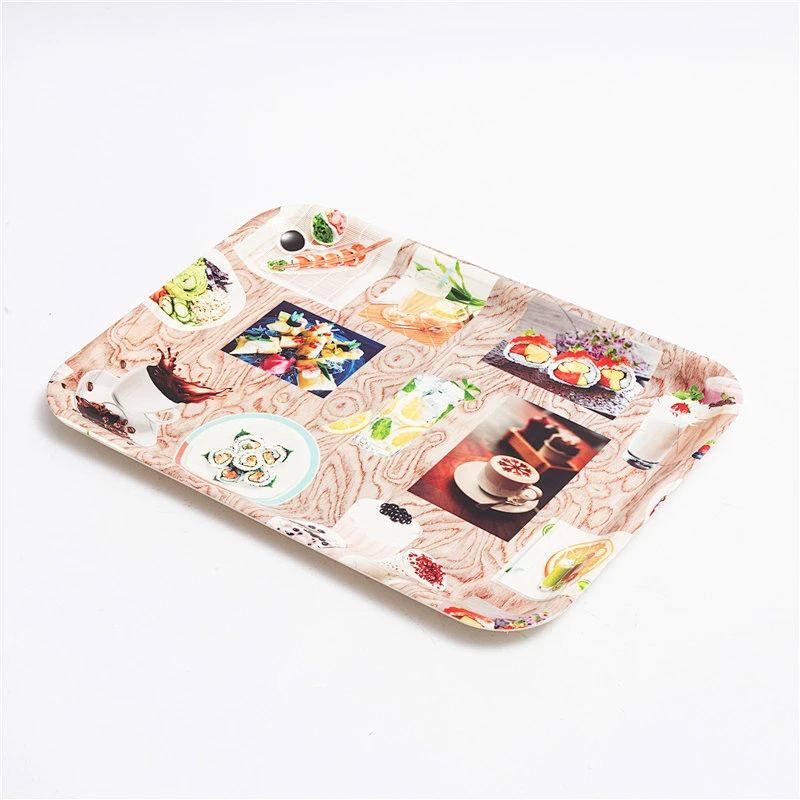 Clear rectangular PP plastic tray,large size ,beautiful and decorative rectangular dinner  plastic tray