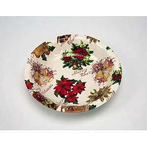 Custom printed hard ,large christmas gift plastic tray,full printed plastic tray