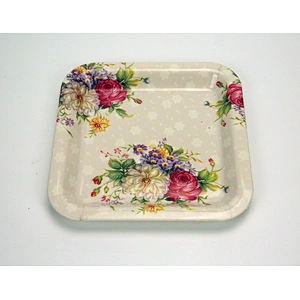 Clear square PP plastic tray,large deep square shallow plastic tray,promotion gifts plastic tray