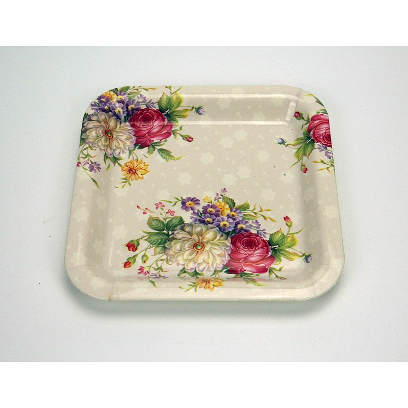Clear square PP plastic tray,large deep square shallow plastic tray,promotion gifts plastic tray