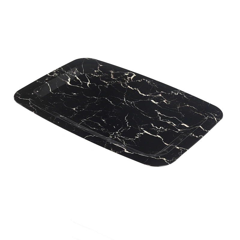custom rectangular plastic serving tray,bar serving plastic tray, large size plastic tray
