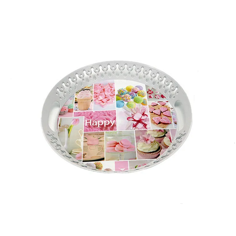custom unbreakable free sample size optional round tray