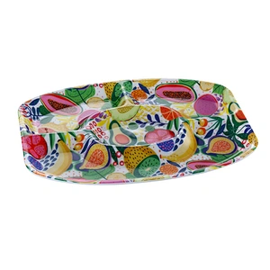 new design plastic tray,dinnerware food PP tray,large shallow plastic tray