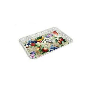 Chinese new year plastic food candy cake plastic tea tray