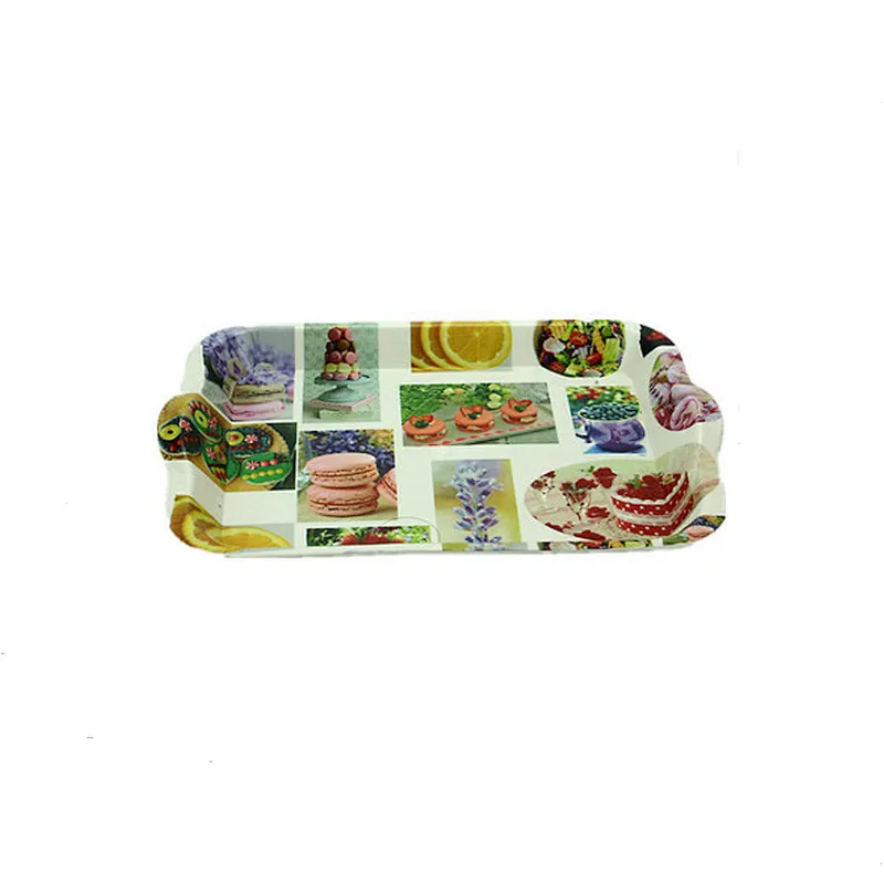 Custom logo decorative polypropylene plastic new design tray