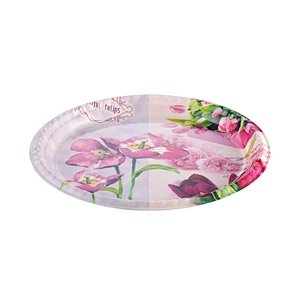 custom plastic tray promotion christmas holiday tray full printing plastic tray