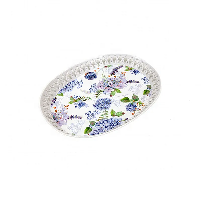 Wholesale top choice melamine plastic christmas luxury dinnerware sets