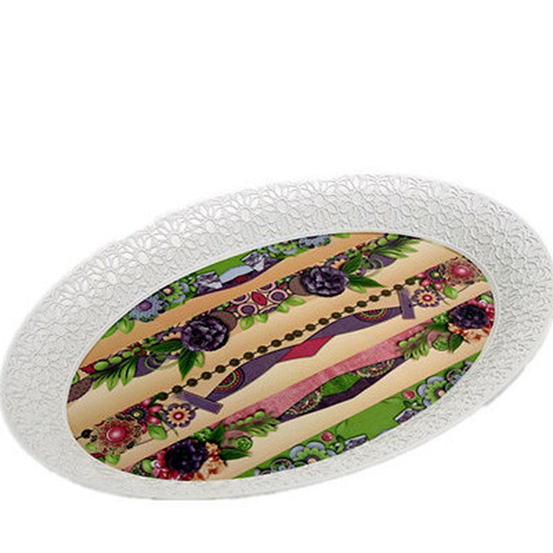 Plastic drinking holder plastic tray used in restaurant  serving tray promotion gift serving tray