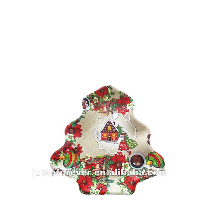 customized for restaurant serving plastic tray ,printed holiday plastic tray,plastic christmas tray