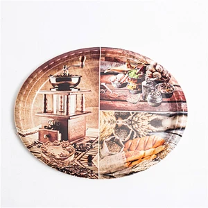 Oval food serving tray,fruit stocked plastic serving tray,high quality plastic tray