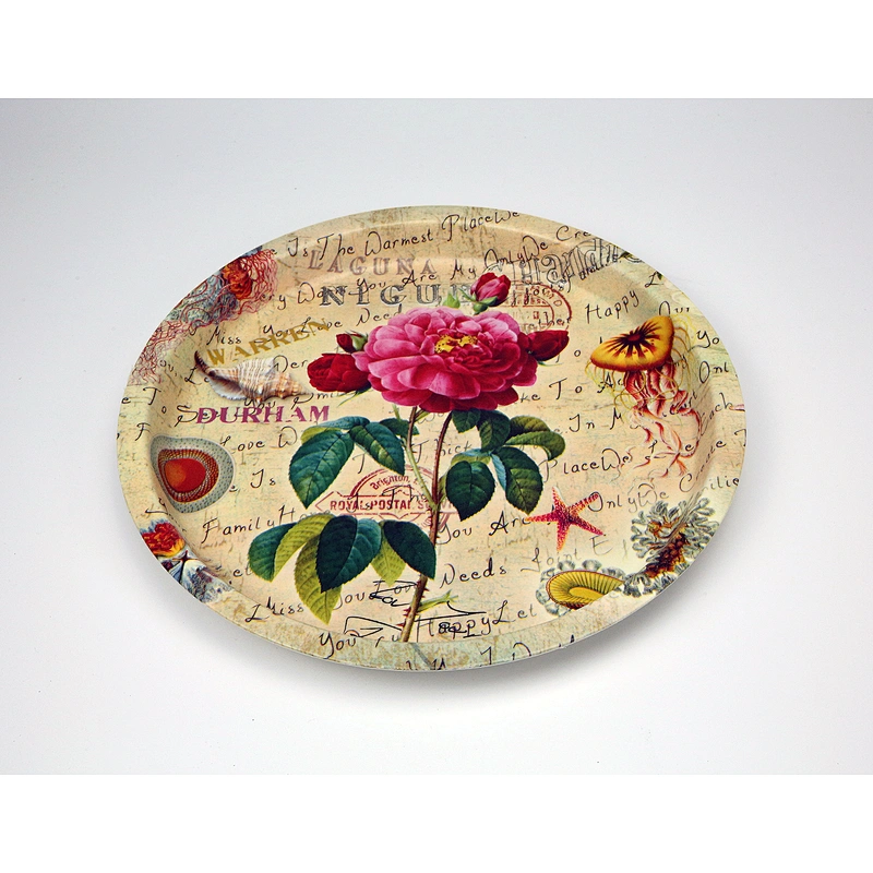 promotion gift plastic tray,custom plastic plates,round plastic serving plates