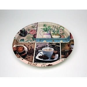 promotion gift plastic tray,custom plastic plates,round plastic serving plates
