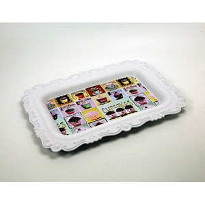 Custom plastic shade washing machine big rectangle tray