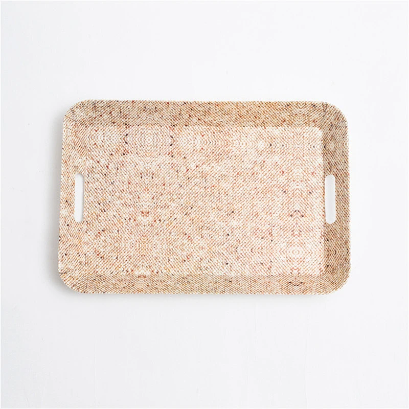 Eco-friendly Custom Printing Unique Design Restaurant Big Deep Food Serving Tray