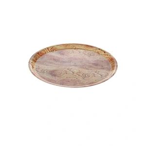 Wholesale round shape Custom Design Plastic Tray