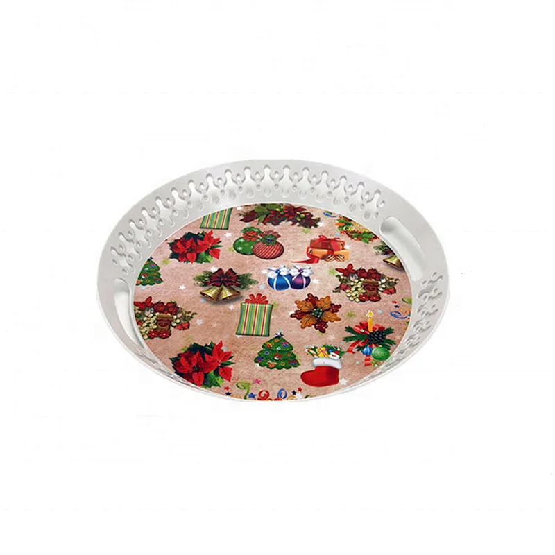 custom unbreakable free sample size optional round tray