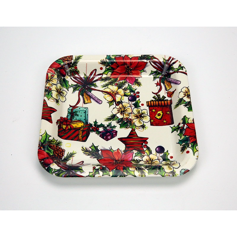 Clear square PP plastic tray,large deep square shallow plastic tray,promotion gifts plastic tray