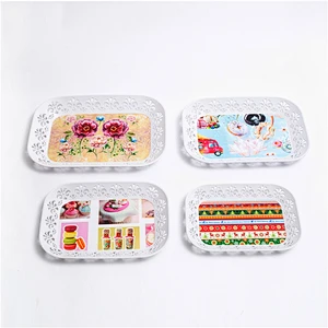 Large deep rectangular shallow and hollow out plastic tray,for vegetable and fruit plastic tray