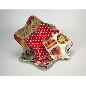 Hot sale gift serving tray clear star shape PP plastic tray printed  plastic serving tray