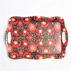 Hot  factory plastic tray with handle wholesale cheap kitchen plastic tray