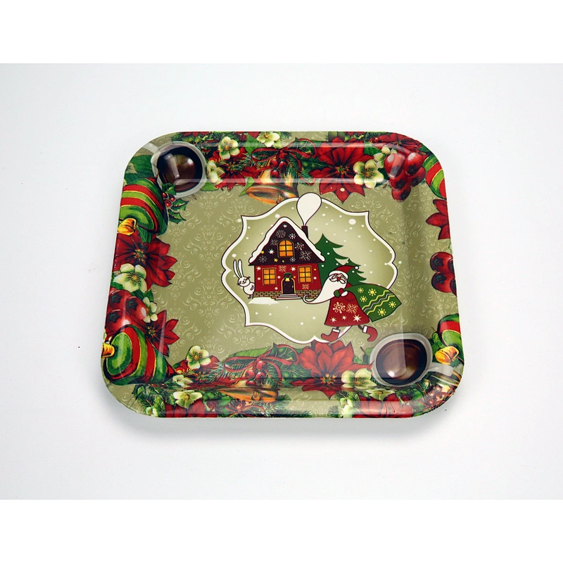 promotion coffee plastic serving trays Plastic square trays custom kitchen plates