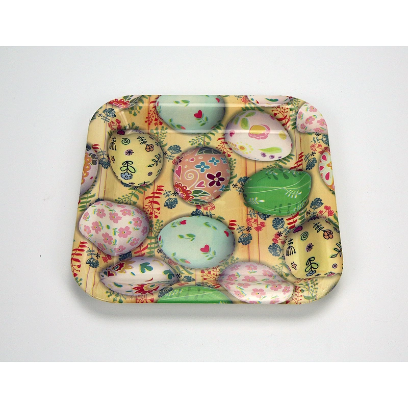 promotion coffee plastic serving trays Plastic square trays custom kitchen plates