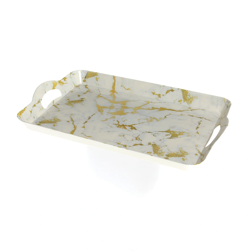 reusable dinnerware high quality rectangular with the handle plates