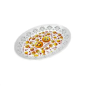 Wholesale big dubai  charger plate unbreakable melamine serving tray