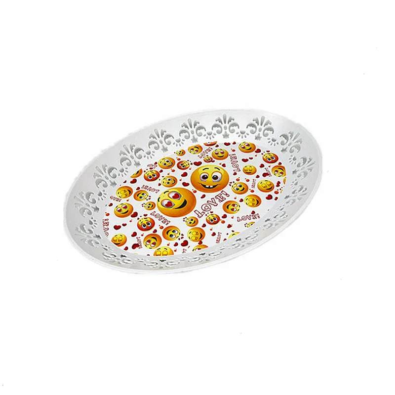 Wholesale big dubai  charger plate unbreakable melamine serving tray