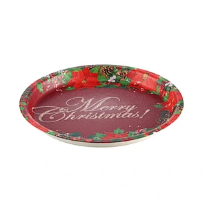 NON-Silp  PP Material OEM/ODM serving tray round serving tray
