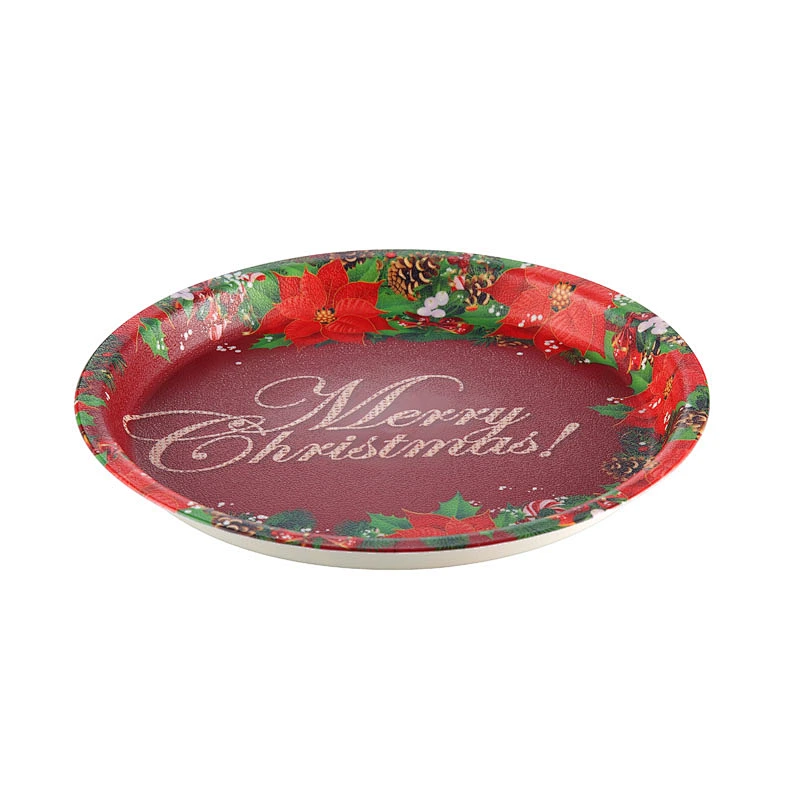 NON-Silp  PP Material OEM/ODM serving tray round serving tray