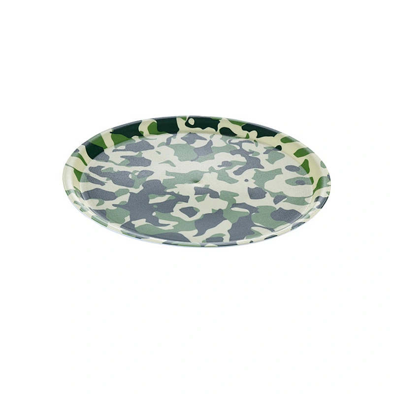Wholesale custom new mould promotion gift flower design round plastic tray