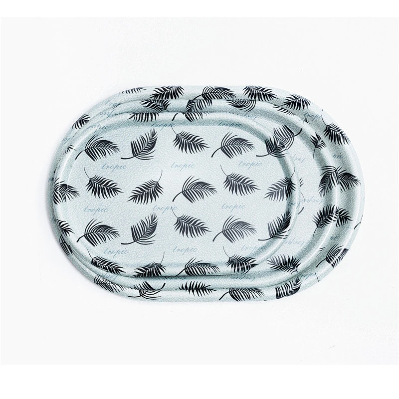 costom oval plastic tray,coffee small plastic tray,printed coffee plastic tray