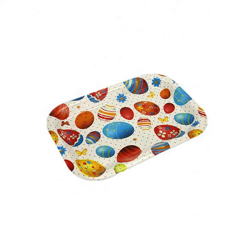 Wholesale dubai melamine plastic food cookie serving trays