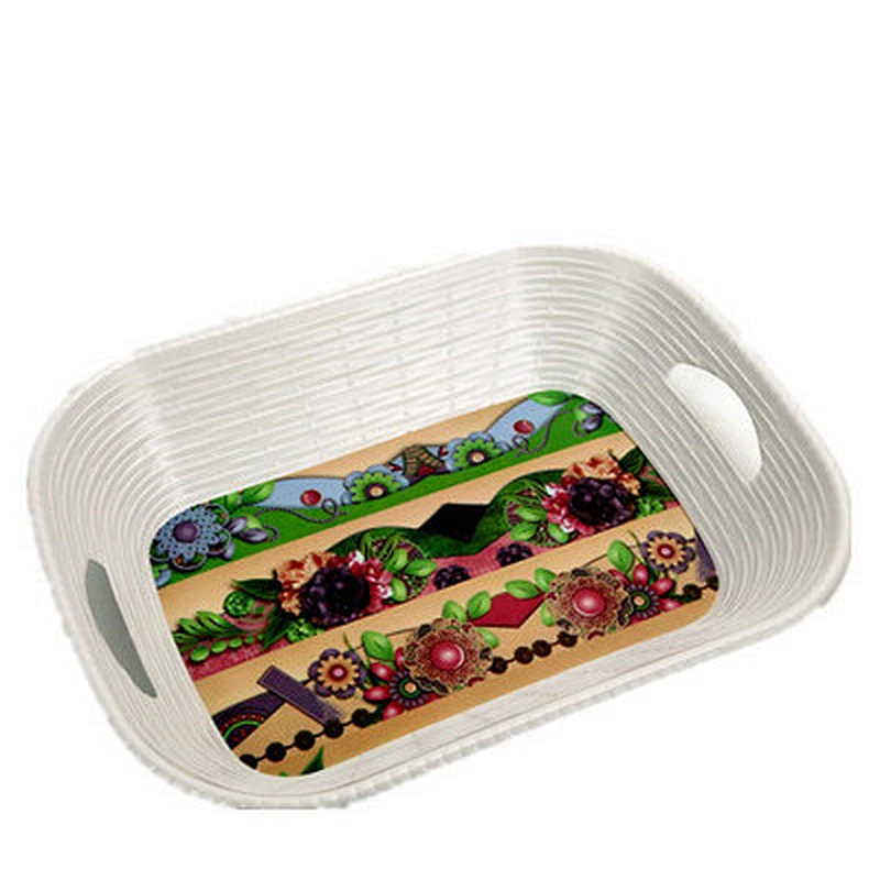 White contracted With the handle restaurant home bar plastic tray
